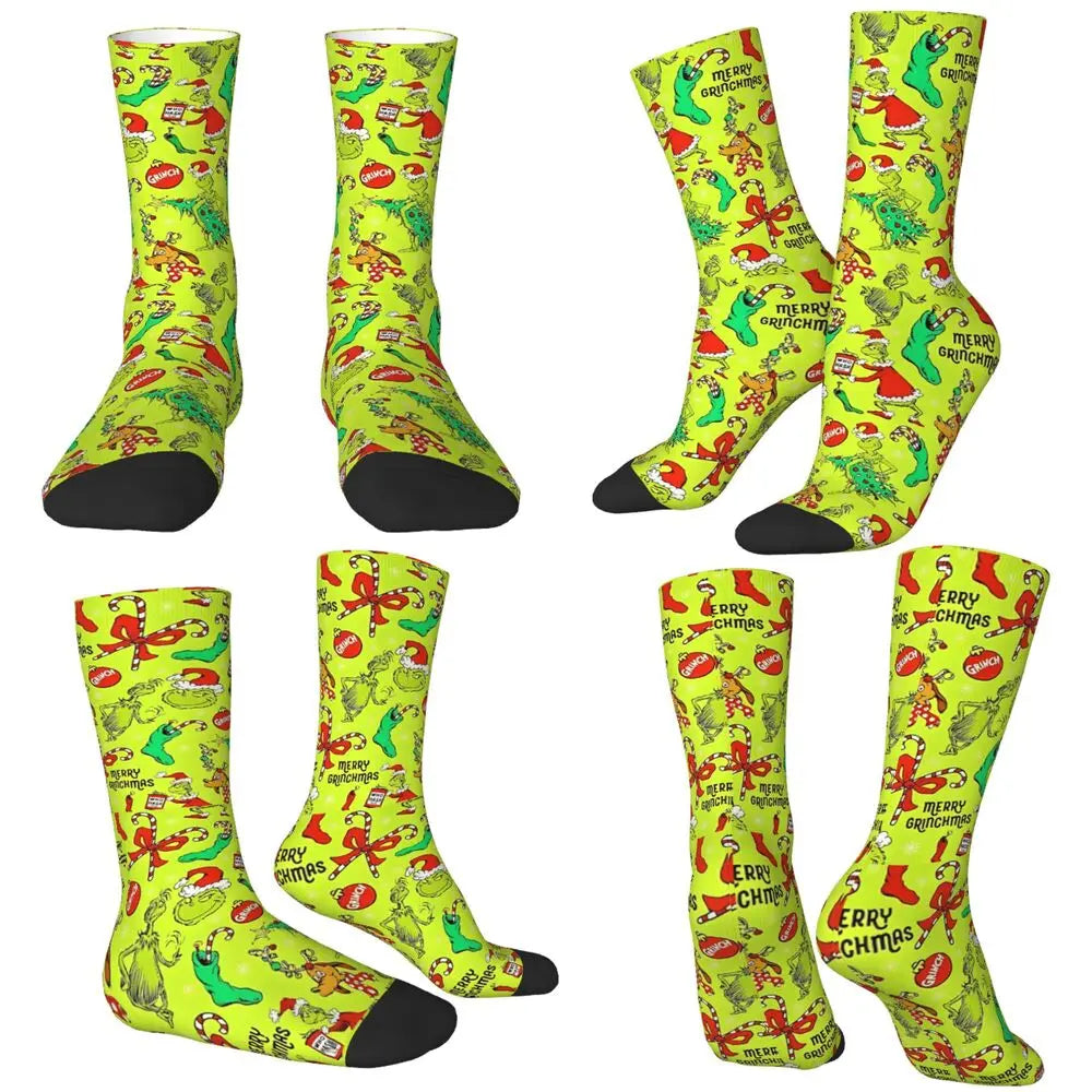 Christmas Men's Grinch Socks