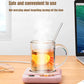 Coffee Cup Warmer Electric Mug Heater Constant Temperature 3 Gear Settings Keep Milk Tea Warm Auto-off Heating Coaster for Home