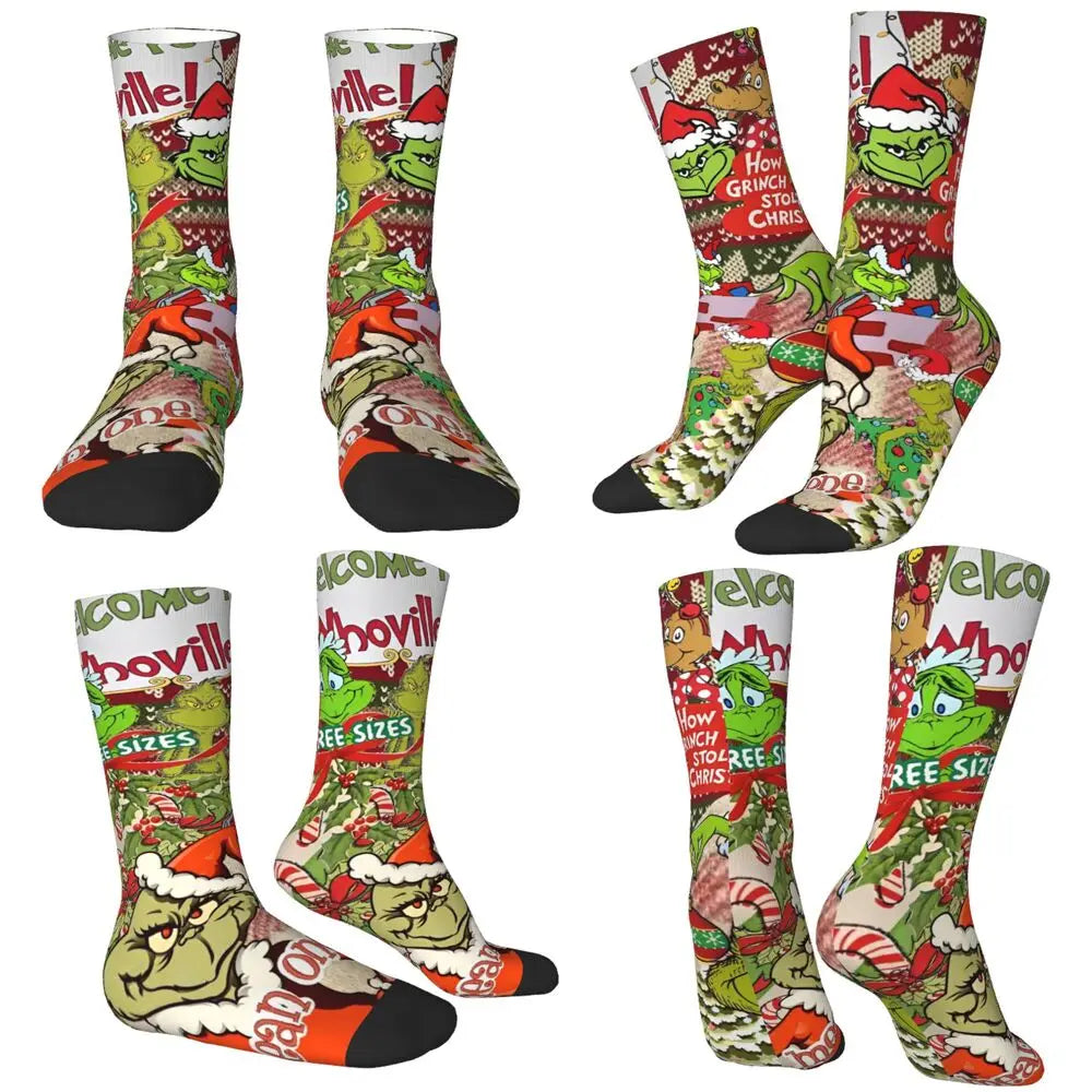 Christmas Men's Grinch Socks