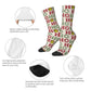 Novelty Christmas-S-Green-S-Grinching Socks Men's Women's Fashion Socks Spring Summer Autumn Winter Middle Tube Socks Gift