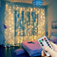 6x3M/3x3m Curtain Garland on The Window USB Power Fairy Lights Festoon with Remote New Year Garland Led Lights Christmas Decor