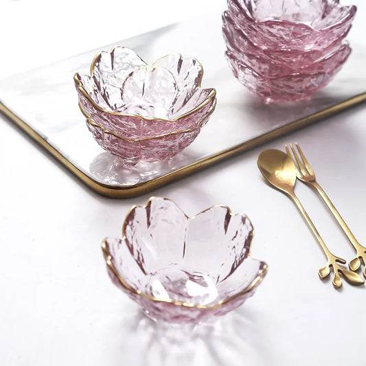 Sakura Pink Flower Sauce Dishes - 2 piece set