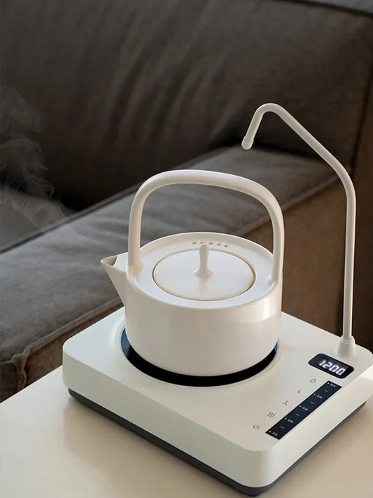 Electric pottery stove, tea maker, glass pot, kettle, white electric stove, flower and fruit pot