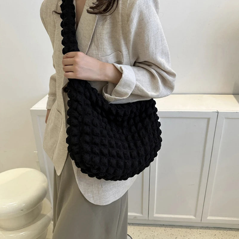 Quilted Crossbody Bag Underarm Bag Tote Bag