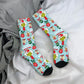 Novelty Christmas-S-Green-S-Grinching Socks Men's Women's Fashion Socks Spring Summer Autumn Winter Middle Tube Socks Gift