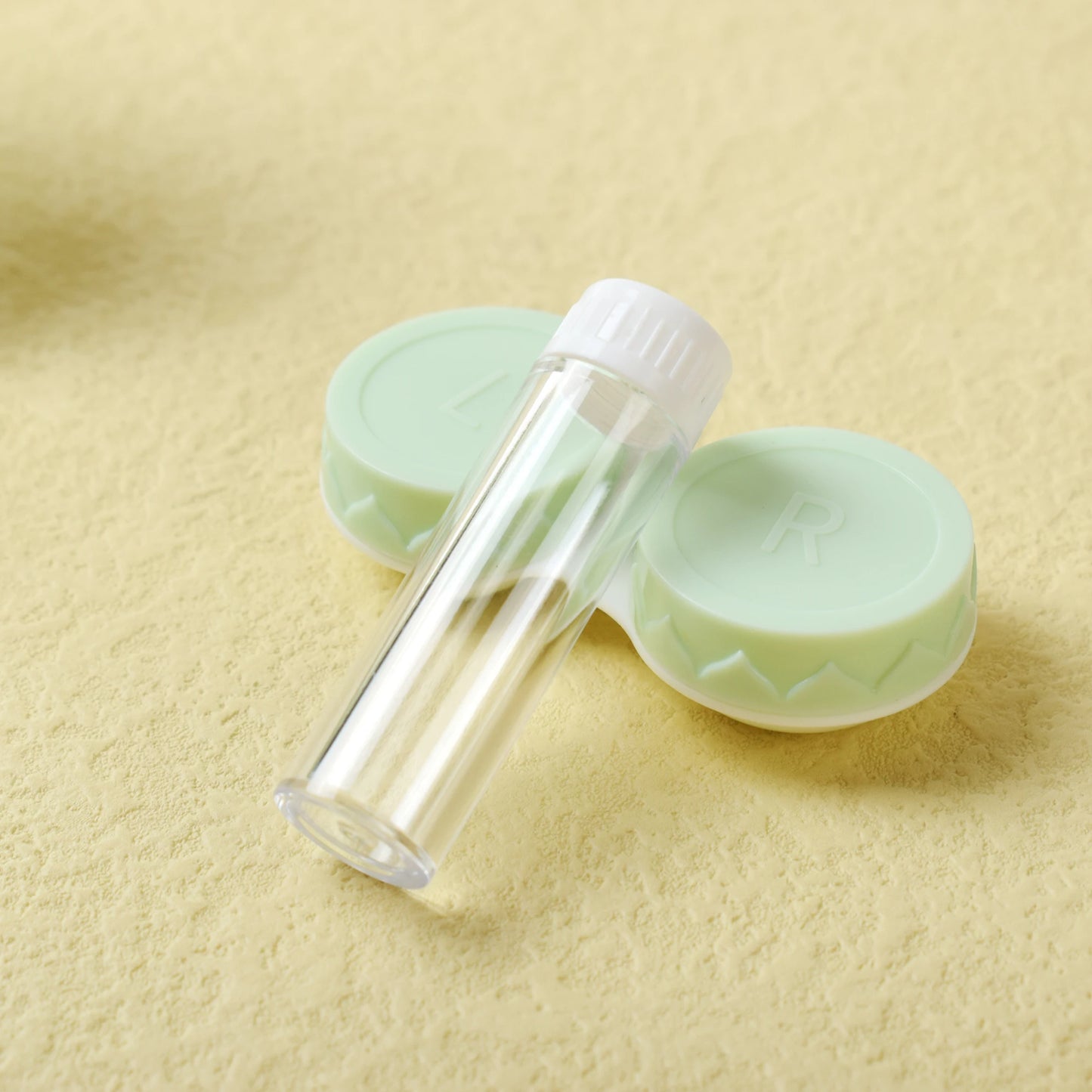 Heart Contact Lens Case with Mirror Mini Lovely Eyes Care Contact Lens Container Box Travel Kits Eyewear Accessories Organizer