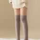 Thick Over The Knee Long Socks Breathable Warm Sweat-Absorbent Soft Fleece Knee-High Stockings
