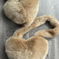 Fluffy Love Heart Shoulder Bag / Tote
