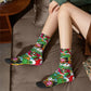 Novelty Christmas-S-Green-S-Grinching Socks Men's Women's Fashion Socks Spring Summer Autumn Winter Middle Tube Socks Gift