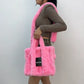 Faux Fur Ladies Tote Bag