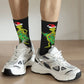 Novelty Christmas-S-Green-S-Grinching Socks Men's Women's Fashion Socks Spring Summer Autumn Winter Middle Tube Socks Gift