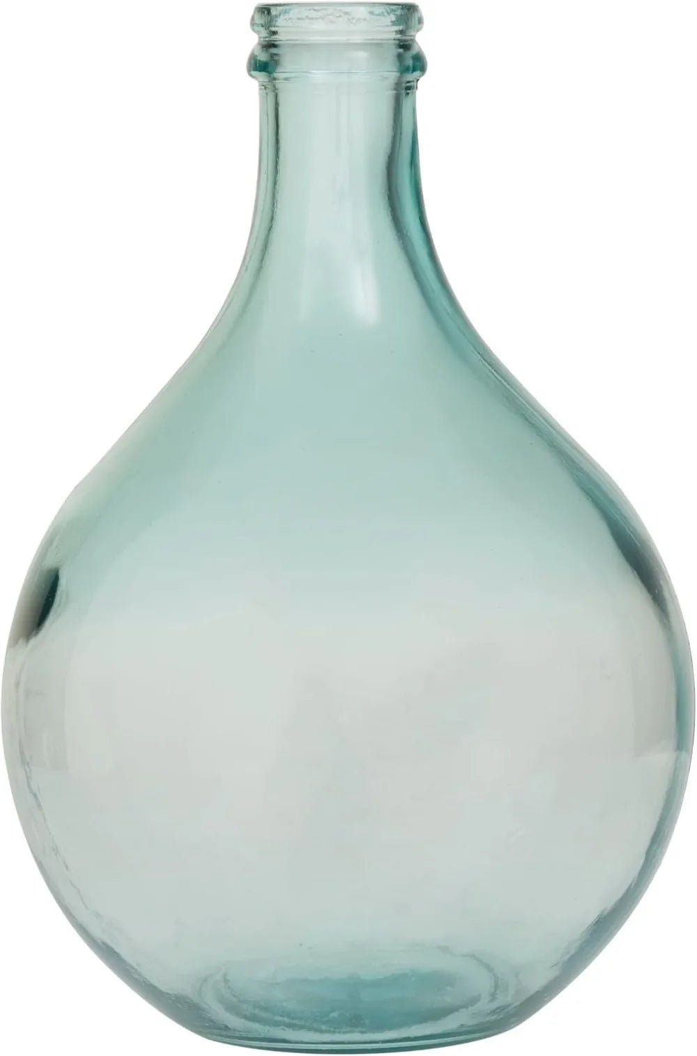 Deco 79 Recycled Glass Handmade Decorative Vase Spanish Bottle Centerpiece Vase, Flower Vase for Home 11" x 11" x 17"