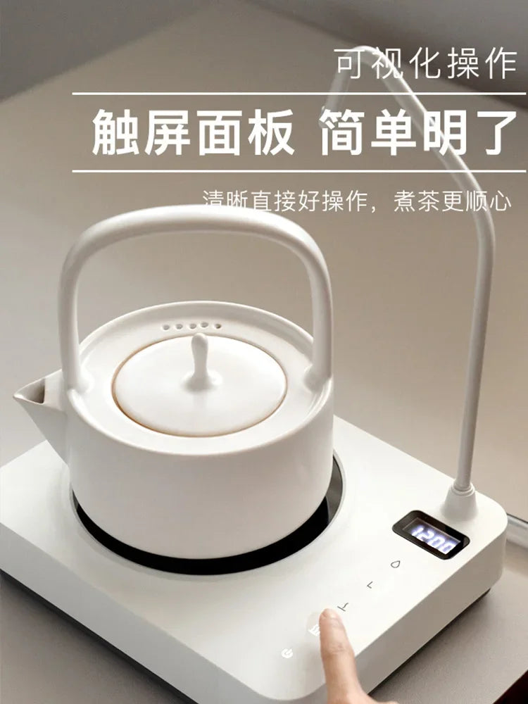 Electric pottery stove, tea maker, glass pot, kettle, white electric stove, flower and fruit pot