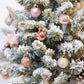 Tree Decorations Christmas Ornaments Holiday Celebrations Light Gold Pink Combination 3cm Diameter Lightweight