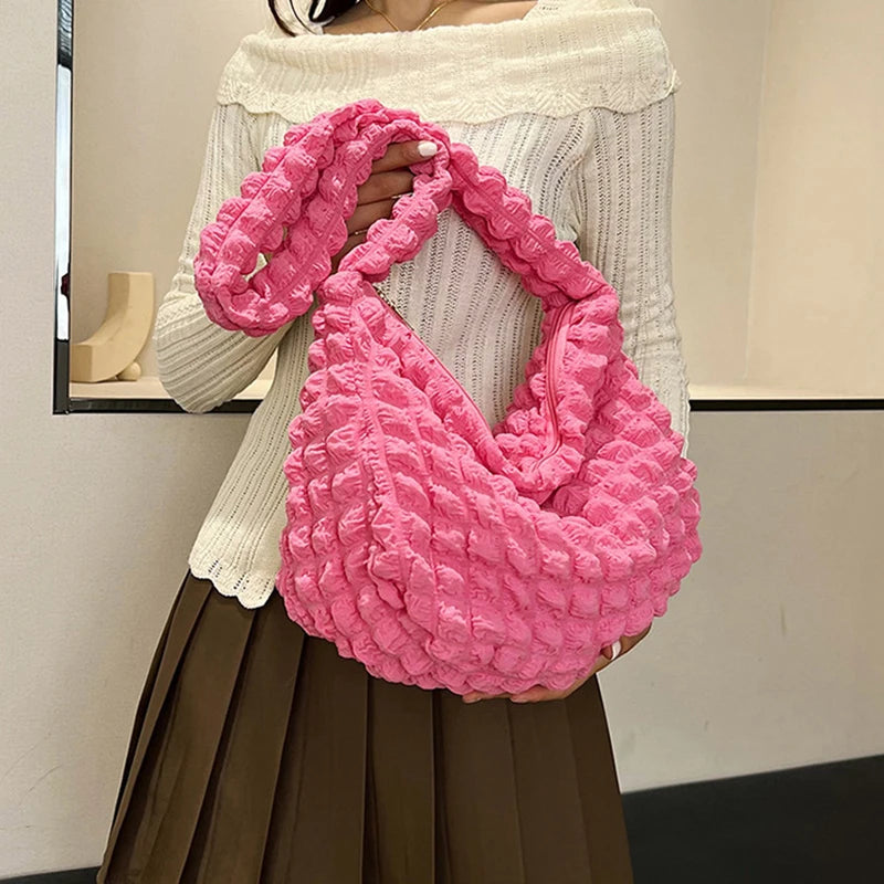 Quilted Crossbody Bag Underarm Bag Tote Bag