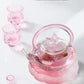 Tea Pot  Pink Butterfly High Borosilicate Transparent Glass Beam Pot Clay Stove Tea Kettle Tea Cup