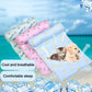 Summer Pet Cooling Mat Ice Silk Mat With Pillow Cushion Cat Dog Breathable Pad Sofa For Small Medium Dogs Cool Sleep Mats