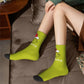 Novelty Christmas-S-Green-S-Grinching Socks Men's Women's Fashion Socks Spring Summer Autumn Winter Middle Tube Socks Gift