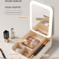 Carry Foldable Storage Box Dormitory Students Cosmetic Mirror
