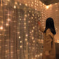6x3M/3x3m Curtain Garland on The Window USB Power Fairy Lights Festoon with Remote New Year Garland Led Lights Christmas Decor