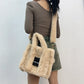 Faux Fur Ladies Tote Bag