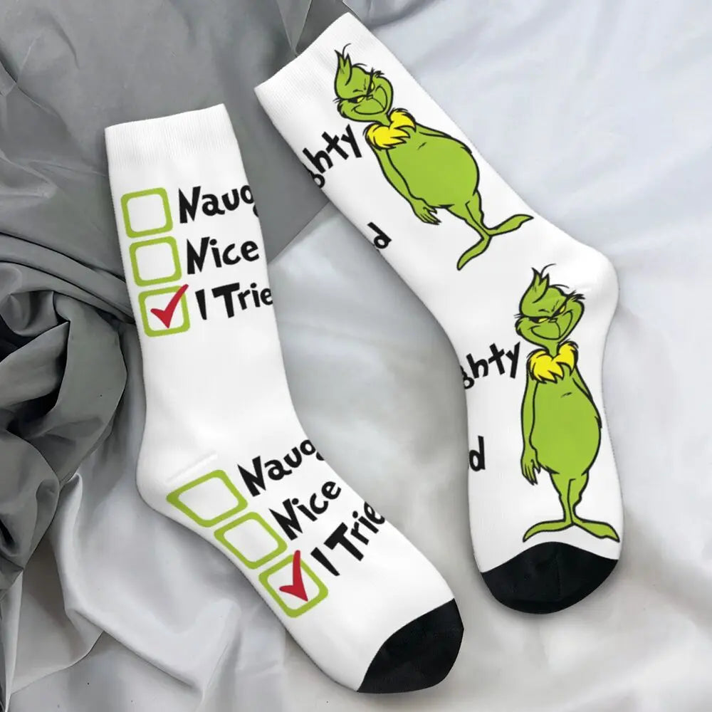 Christmas Men's Grinch Socks