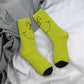 Novelty Christmas-S-Green-S-Grinching Socks Men's Women's Fashion Socks Spring Summer Autumn Winter Middle Tube Socks Gift