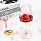 Pink Flamingo Lead-free Crystal Red Wine Glass Cup Goblet Pink Burgundy Glass Cup High-value Household Champagne Glass Cup