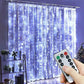 LED Garland Curtain String Lights USB Remote Control Fairy Festoon Light Christmas Decoration for Room Party Wedding New Year
