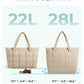 BAGSMART Expandable Tote Bag for Women Puffer Shoulder Tote Bag With Zipper 28L Travel Bags Casual Handbags Nurse Bag