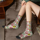 Novelty Christmas-S-Green-S-Grinching Socks Men's Women's Fashion Socks Spring Summer Autumn Winter Middle Tube Socks Gift