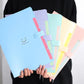 Document Organizer Multi-layered A4 File Organizer Set for Office Travel Plastic Closure Document Filing Folder for Home