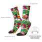 Novelty Christmas-S-Green-S-Grinching Socks Men's Women's Fashion Socks Spring Summer Autumn Winter Middle Tube Socks Gift