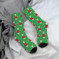 Novelty Christmas-S-Green-S-Grinching Socks Men's Women's Fashion Socks Spring Summer Autumn Winter Middle Tube Socks Gift