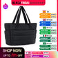 BAGSMART Women's Tote Bag Leisur Fashion Commuting Shoulder Bag Simple Mommy Go Out Bag Large Capacity Travel Fitness Handbag