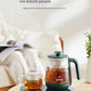 Electric Kettle 1L Black Tea Kettle with Steam Spray Function Health Tea Pot with Stainless Steel and 304 220V