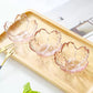 Sakura Pink Flower Sauce Dishes - 2 piece set