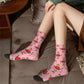 Novelty Christmas-S-Green-S-Grinching Socks Men's Women's Fashion Socks Spring Summer Autumn Winter Middle Tube Socks Gift