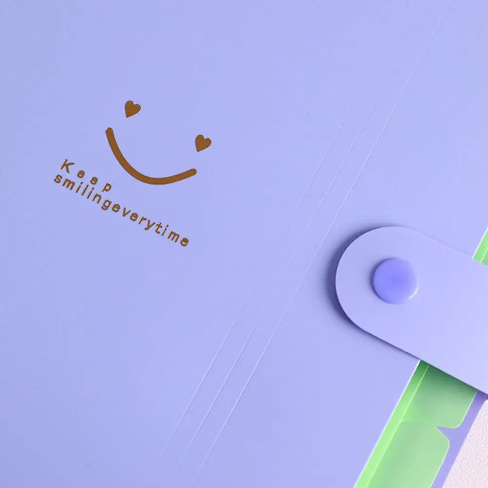 Document Organizer Multi-layered A4 File Organizer Set for Office Travel Plastic Closure Document Filing Folder for Home