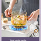 Pink Glass Pan High Borosilicate Cooking Pot Can Electric Ceramic Furnace High Appearance Level Ins Glass Pot