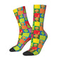 Novelty Christmas-S-Green-S-Grinching Socks Men's Women's Fashion Socks Spring Summer Autumn Winter Middle Tube Socks Gift