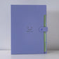 Document Organizer Multi-layered A4 File Organizer Set for Office Travel Plastic Closure Document Filing Folder for Home