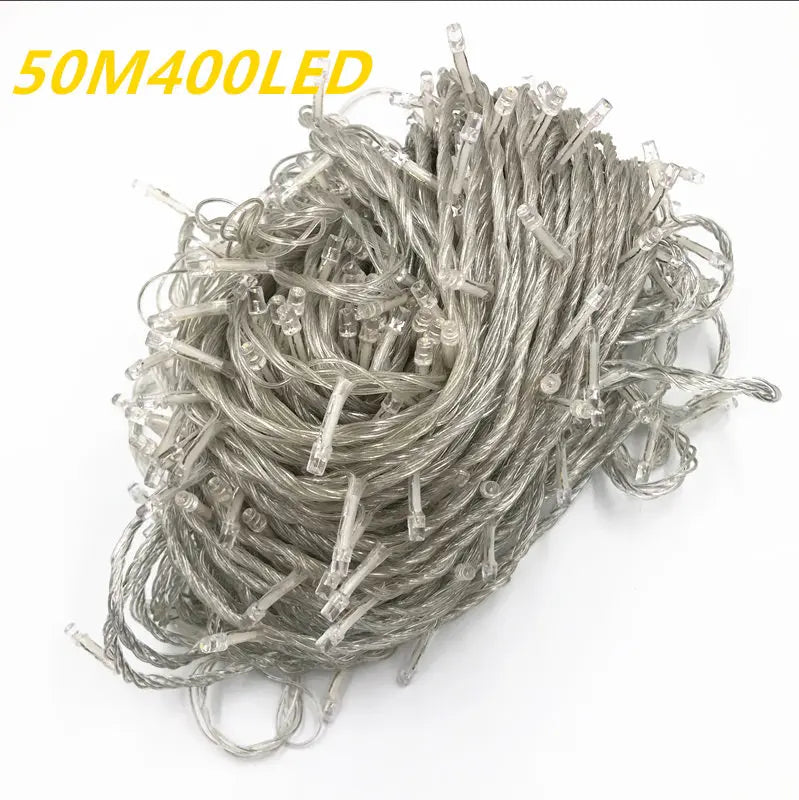String Fairy Lights AC 220V EU Plug 10M 20M 30M 50M 100M LED Holiday Wedding Christmas Decoration Waterproof LED Garland
