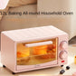 Mini Electric Oven (12L), Compact Baking Oven for Home Use, SpaceSaving Toaster, Quick Heat Oven, Countertop Baking Appliance,