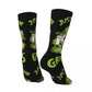 Unisex Men Socks Christmas-S-Green-S-Grinching Just Waiting for Christmas Stockings Winter Kawaii Socks Climbing Non Skid Socks