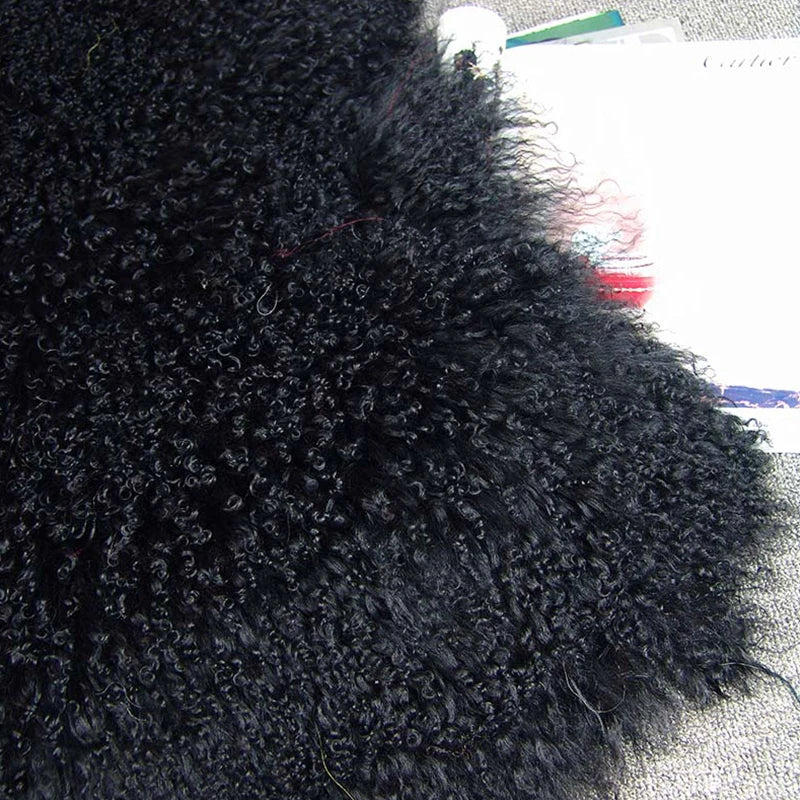 Ladies Sheep Skin Coat For Women Mongolia Sheep Fur Coats Pink Sheepskin Coat Winter Fashion Lamb Coats