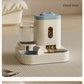 Pet Automatic Feeder Convenient Water Dispenser Cat and Dog Food Elevated Bowl with Fountain Large Capacity Drinker Accessories