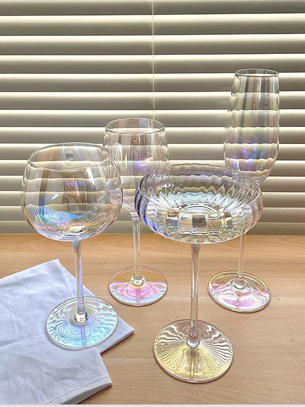 Dream Dazzling Crystal Glass Goblet Red Wine Cup Champagne Glass Set Home Premium Wine Glass Crystal Colorful Cup