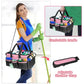 Pink Tool Bag with Pockets Cleaning Toolbag Storage Waterproof Wear-Resistant Large Capacity Oxford Cloth Tools Organizer