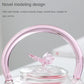 Tea Pot  Pink Butterfly High Borosilicate Transparent Glass Beam Pot Clay Stove Tea Kettle Tea Cup